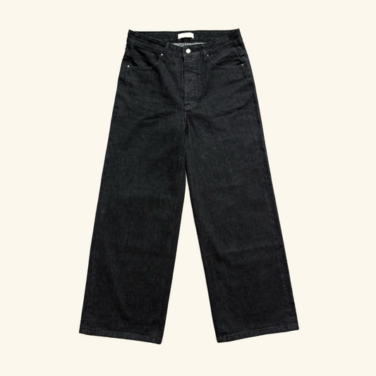 Crocodile Japanese Selvedge Traditional Black