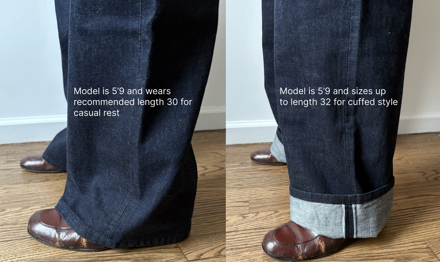 Japanese selvedge indigo blue
