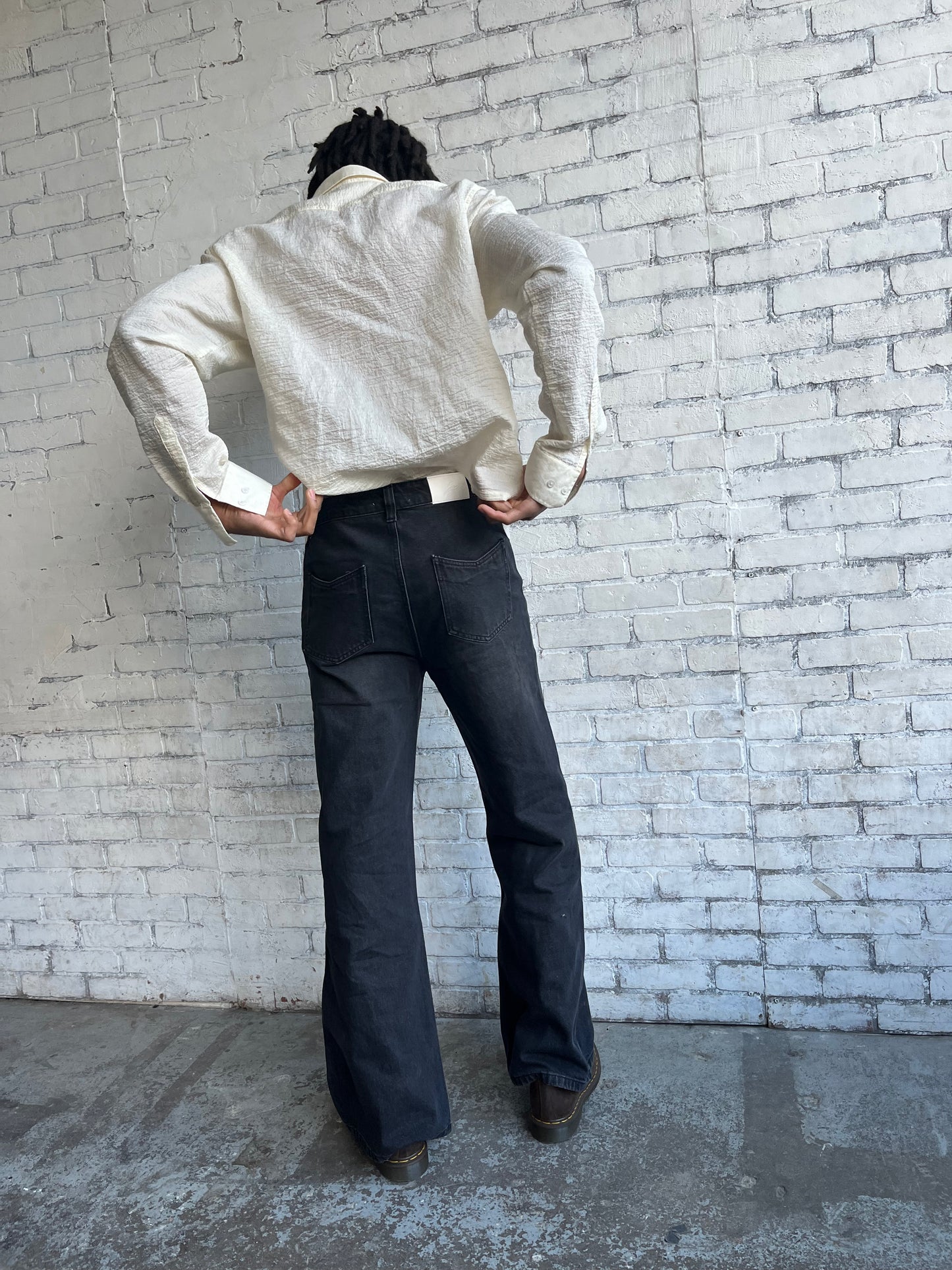 parchment dress shirt natural