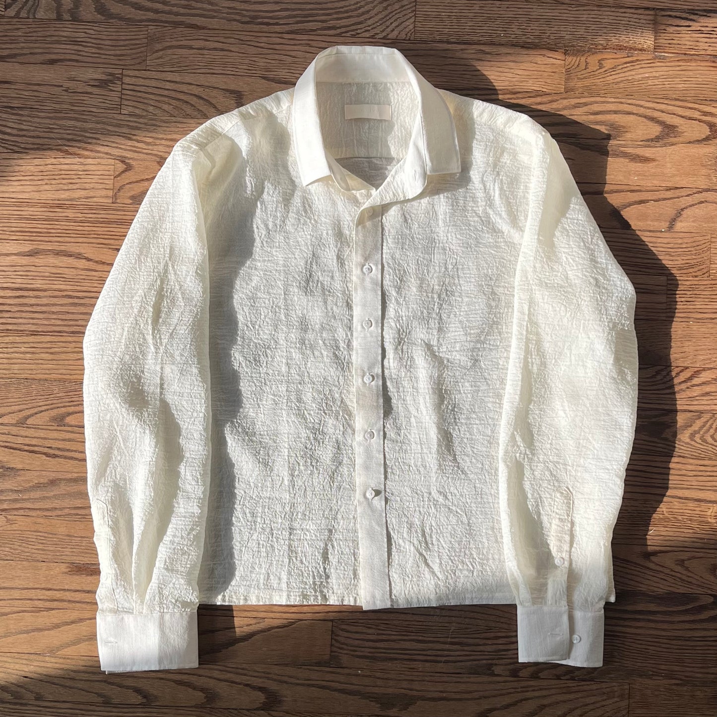 parchment dress shirt natural