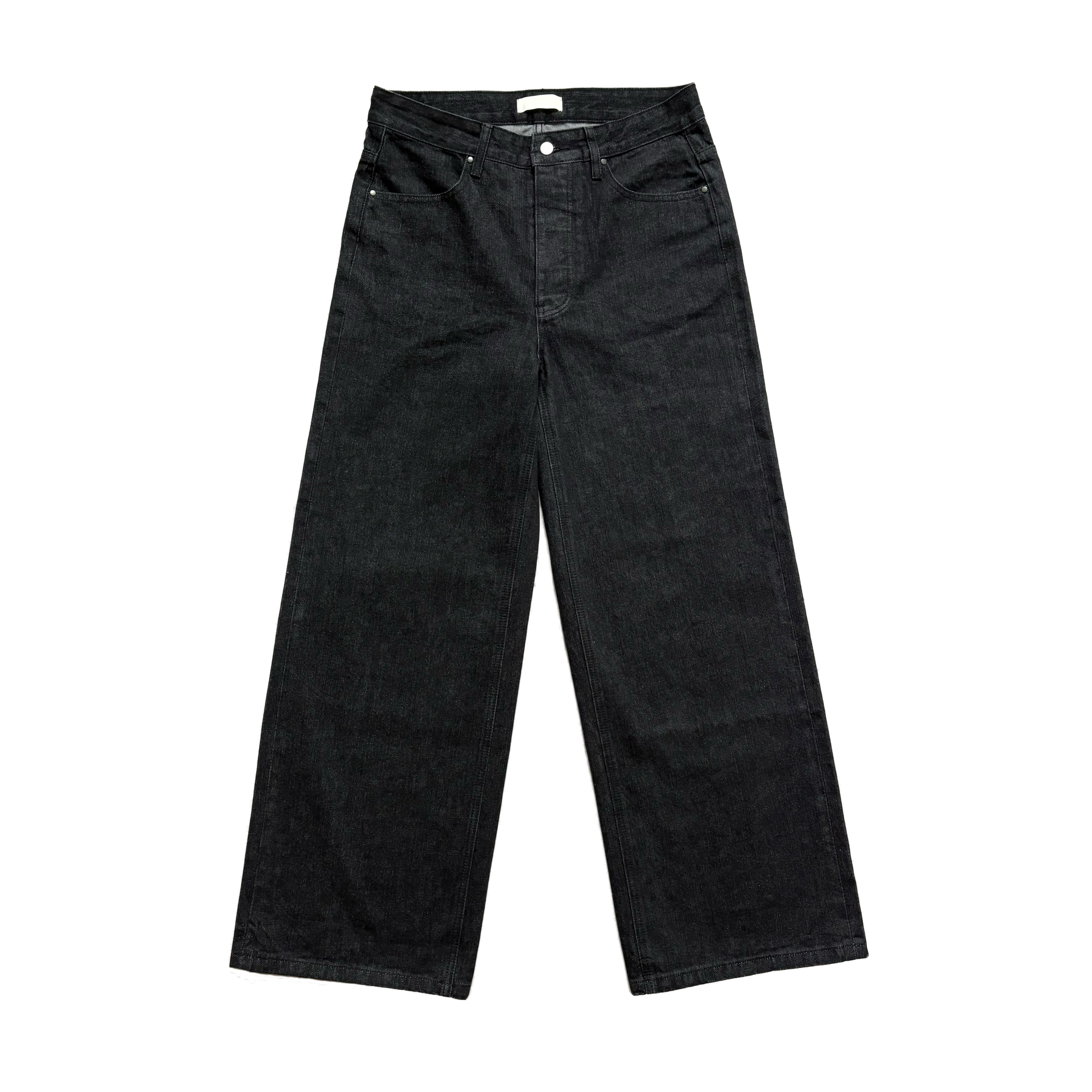 Crocodile Japanese Selvedge Traditional Black