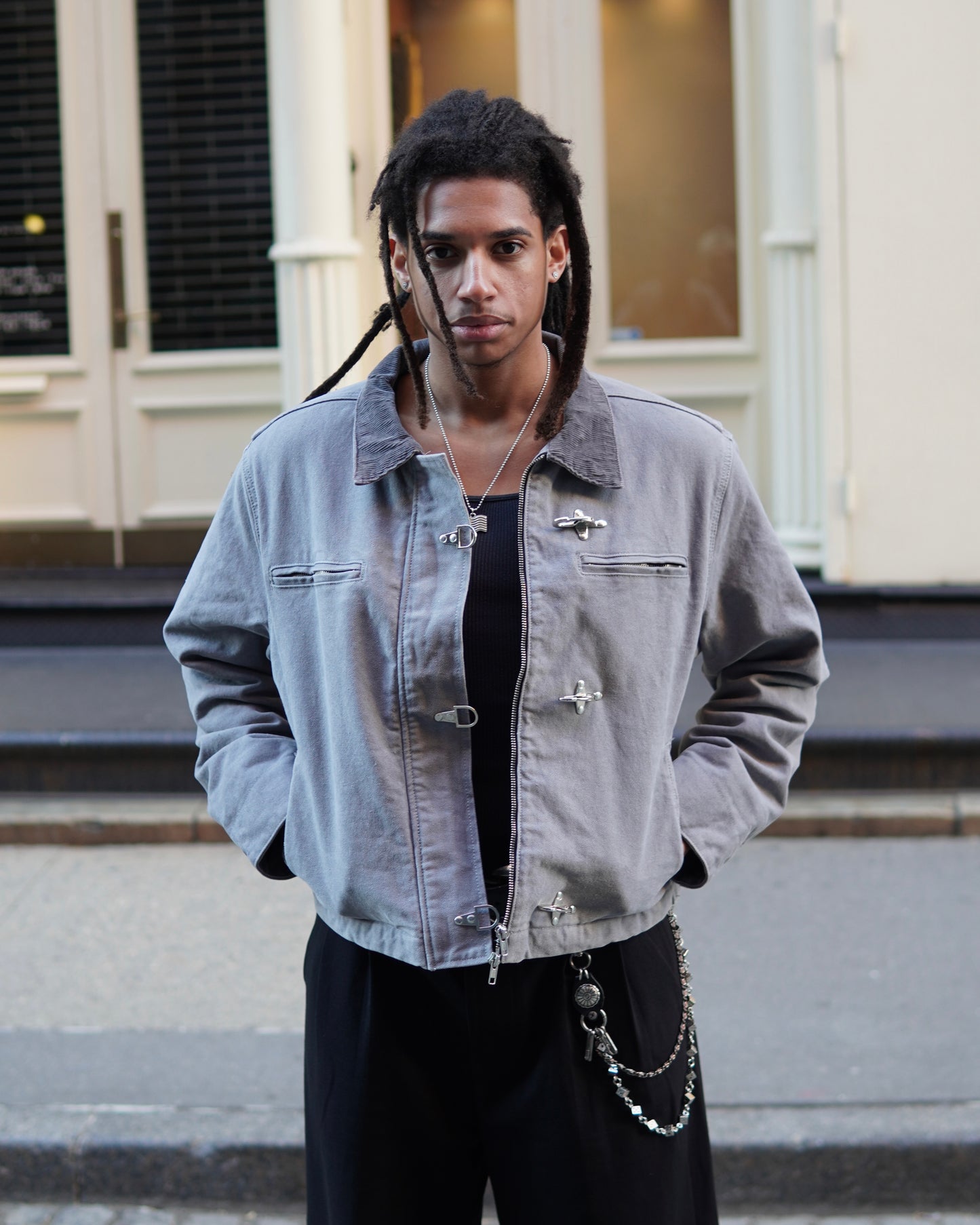 Mechanic Canvas Clasp Jacket