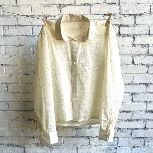 parchment dress shirt natural
