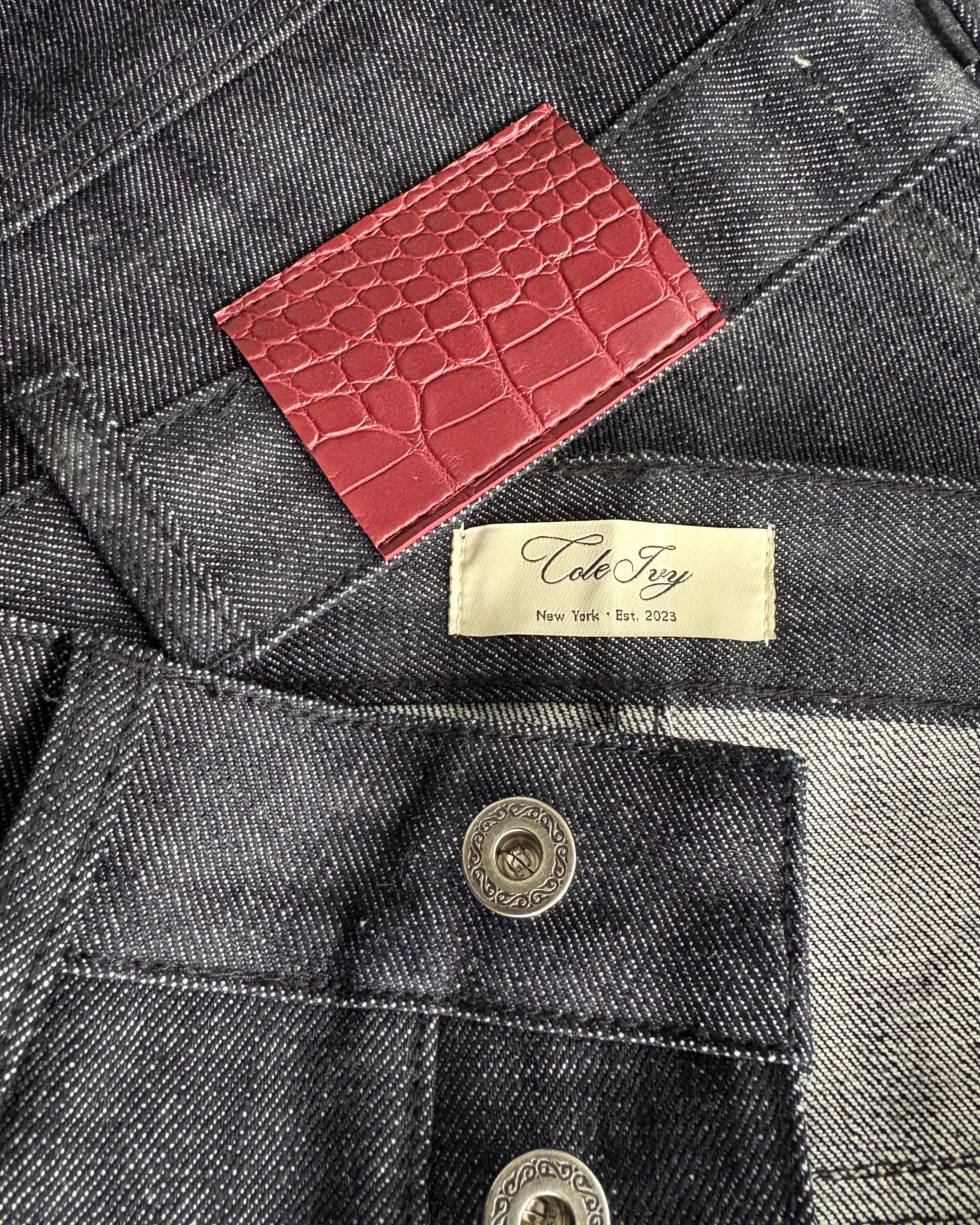 Crocodile Japanese Selvedge Slub Indigo