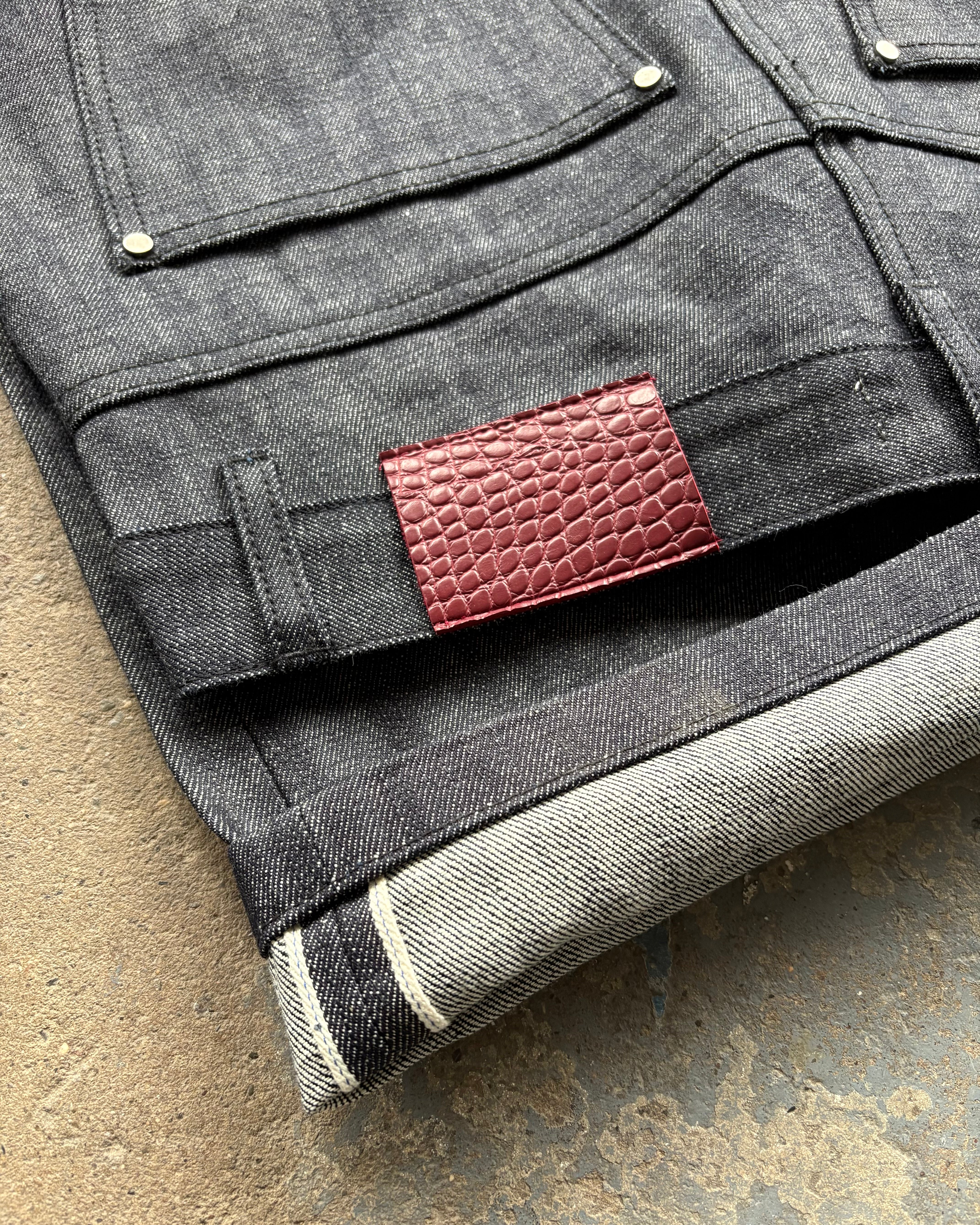 Crocodile Japanese Selvedge Slub Indigo