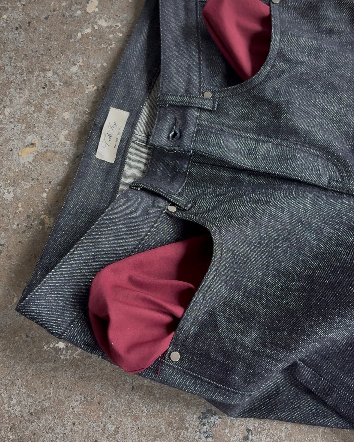 Crocodile Japanese Selvedge Slub Indigo