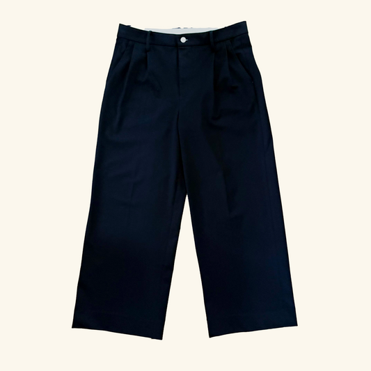 Wide leg suit pants